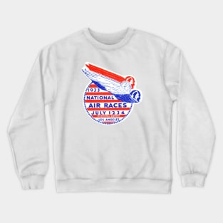 1933 National Air Races in Los Angeles Crewneck Sweatshirt